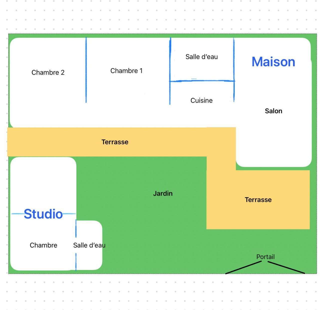 Relax Home Maison Et Studio Ensemble โดวีลล์ ภายนอก รูปภาพ